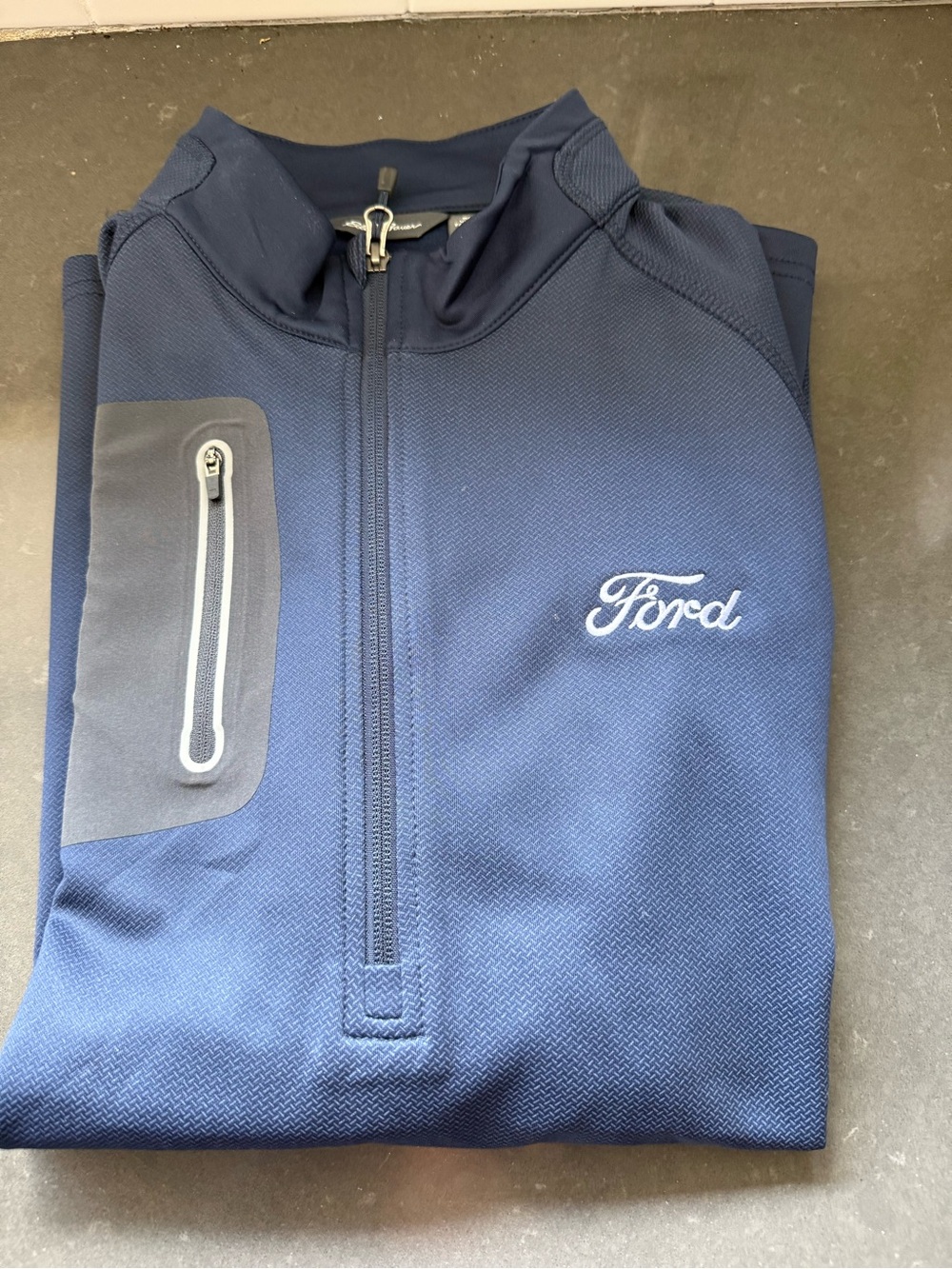 Ford Navy Blue Half-Zip Pullover